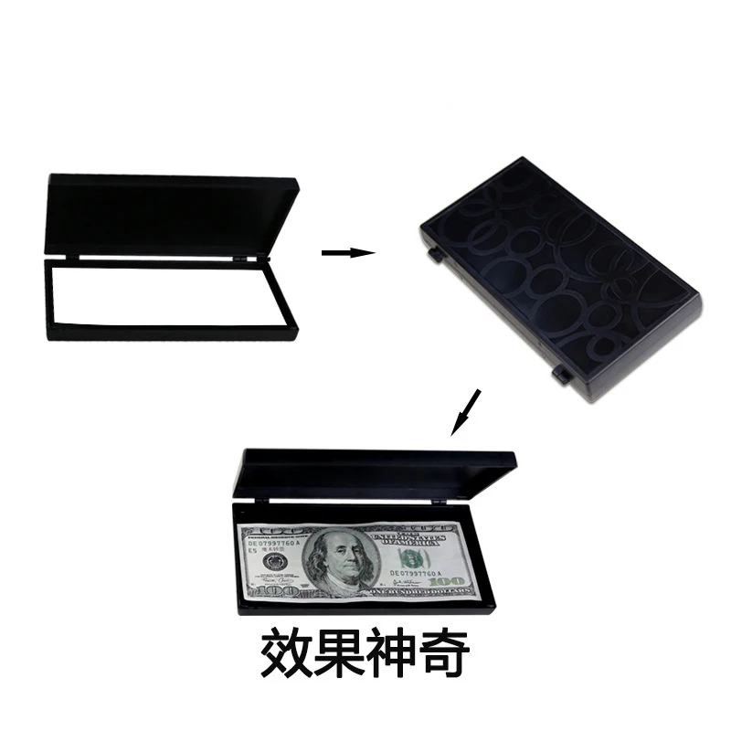 

Card,Money Switching Box Magic Tricks magic box to money for twice surprise box Bill Box close up magic Appearing magic props