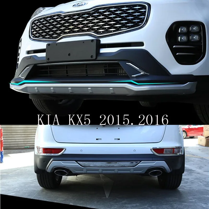 Car Bumper Protector Guard Skid Plate For KIA Sportage 2016.High