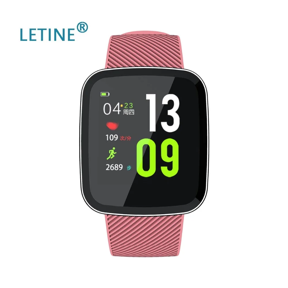 

Letine Color Screen Full Touch Smart Bracelet Heart Rate Tracker Remote Control band Multiple Sports Modes For IOS Android