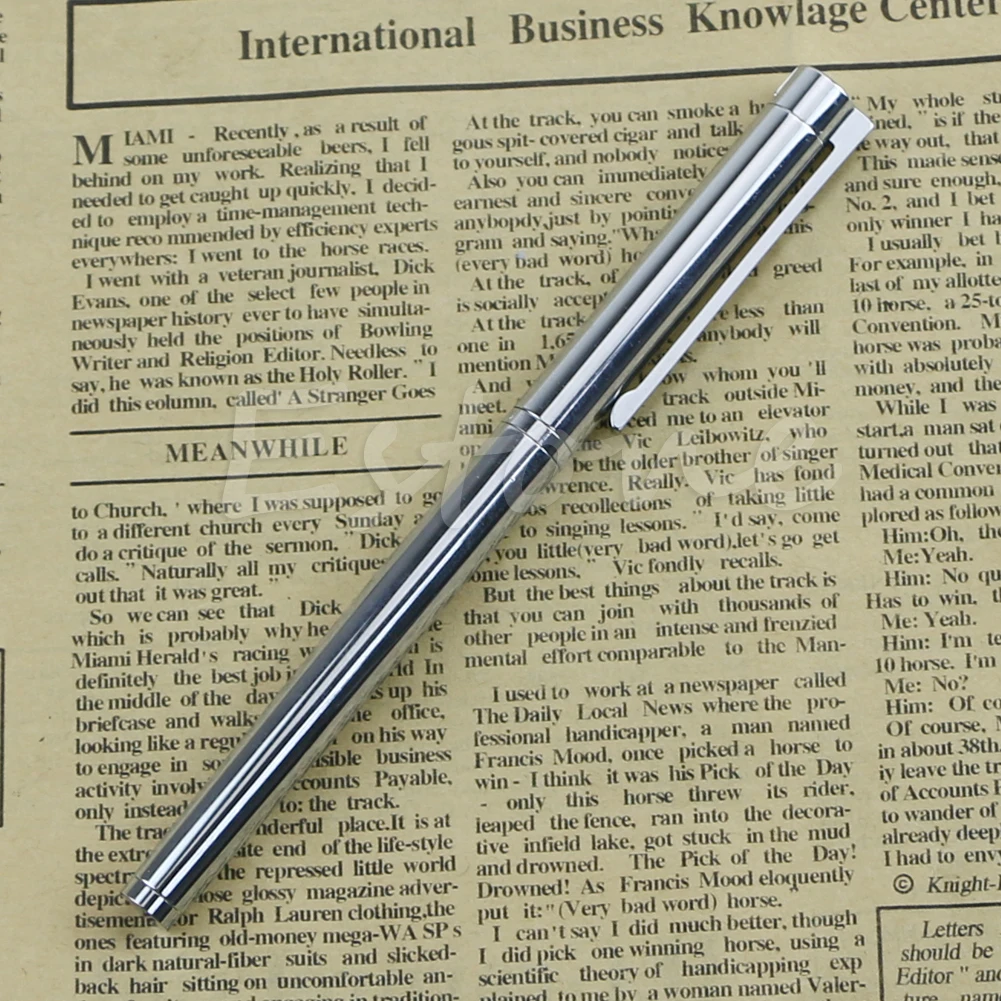 

Hot Sale Jinhao 126 Executive Complete Silver Fine Hooded Nib Fountain Pen