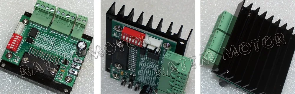 Motor de Passo Fonte de Alimentação Eixos Eixo Duplo 76mm 270oz-in & Md430 Driver 5 Breakout Board 350 w 24 v 4 Cnc Kit Nema23 4 passo (eixo duplo) 76mm 270oz-in & md430