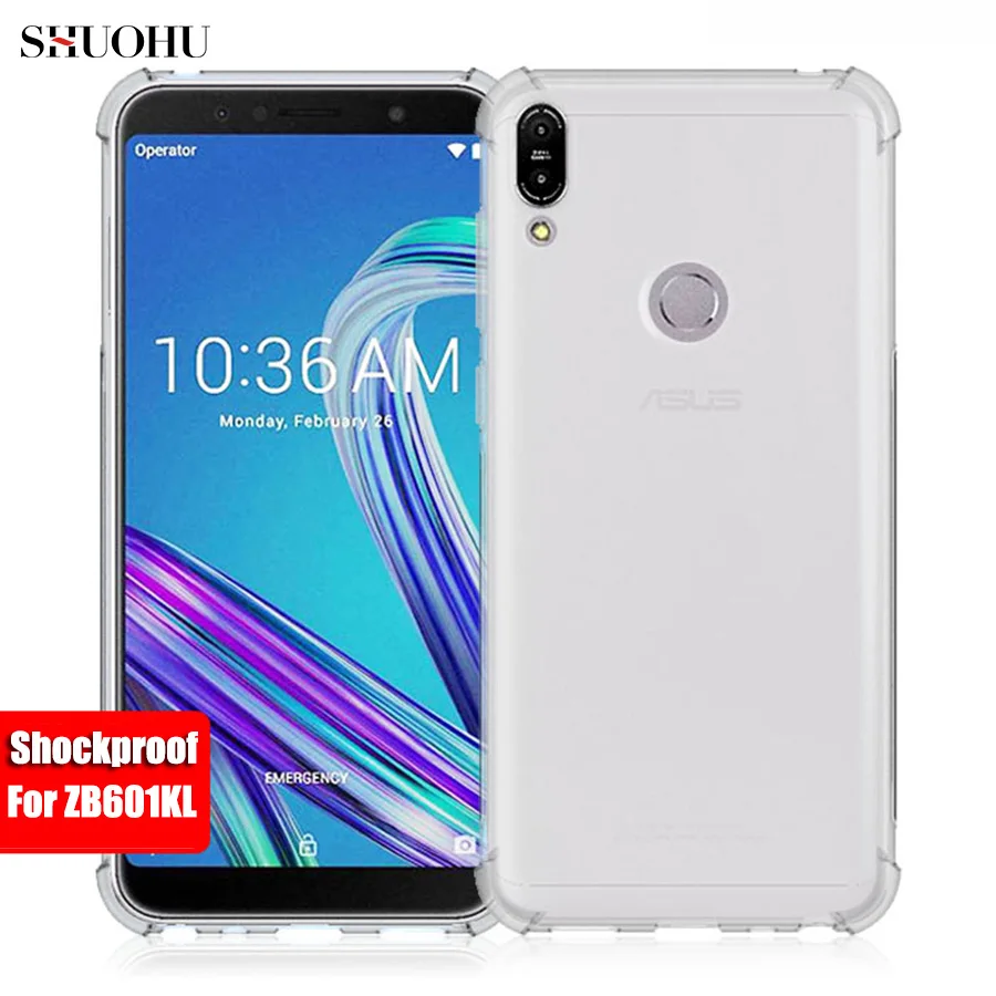 

For Asus Zenfone Max Pro (M1) ZB601KL Case Shockproof Silicone Phone Case For Zenfone Max Pro (M1) ZB601KL Cover Coque