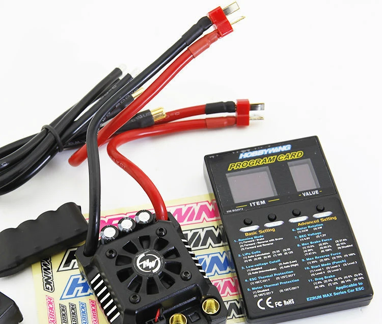 US $122.39 Hobbywing EzRun Max8 150A V3 Brushless ESC T Water TestTRX Plug LED Programing For 18 RC Car Truck
