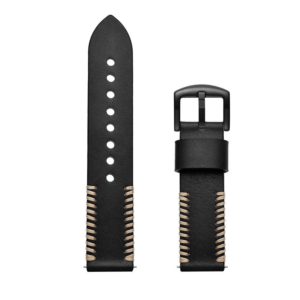 Кожаный ремешок 20 мм для умных часов Xiaomi Huami Amazfit Bip BIT браслет из натуральной