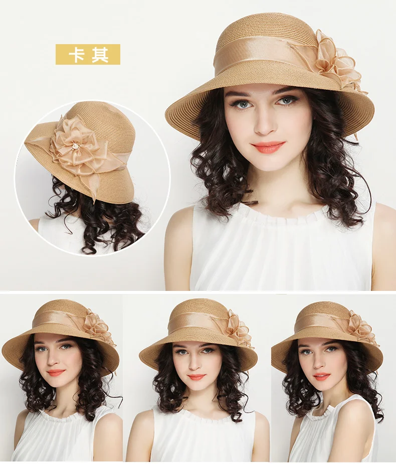 【k】ハット New Fashion Hat Sunscreen Straw Cap Foldable Fisherman Cap Folding