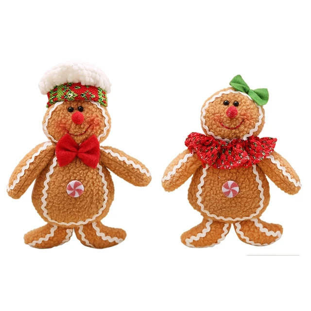 Ginger bread Man Christmas Ornaments Chrismas Tree Pendant Decor Party