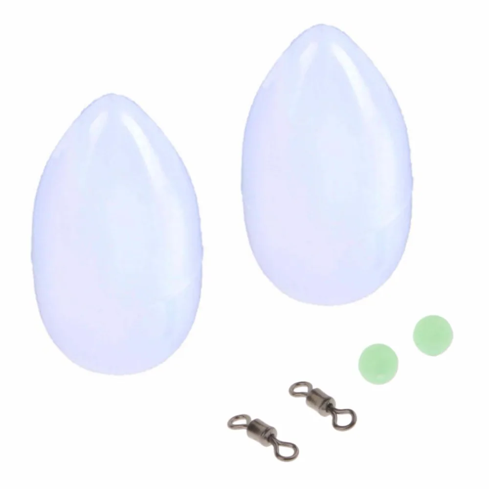

2pcs Long Distance Casting Lure Carp Coarse Trout Plastic Floating Bombarda Floats Sea Fishing Tackle with Beads and Rolling
