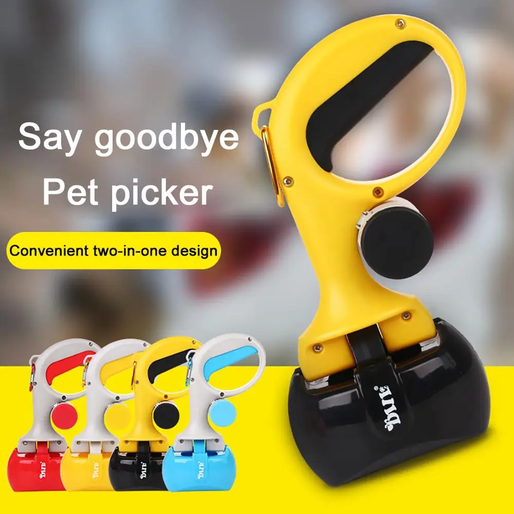 

New Pet Pooper Scooper Poop Bags Set Dog Cat Outdoor Waste Cleaning Poop Shit Pickup Remover for dog and cat
