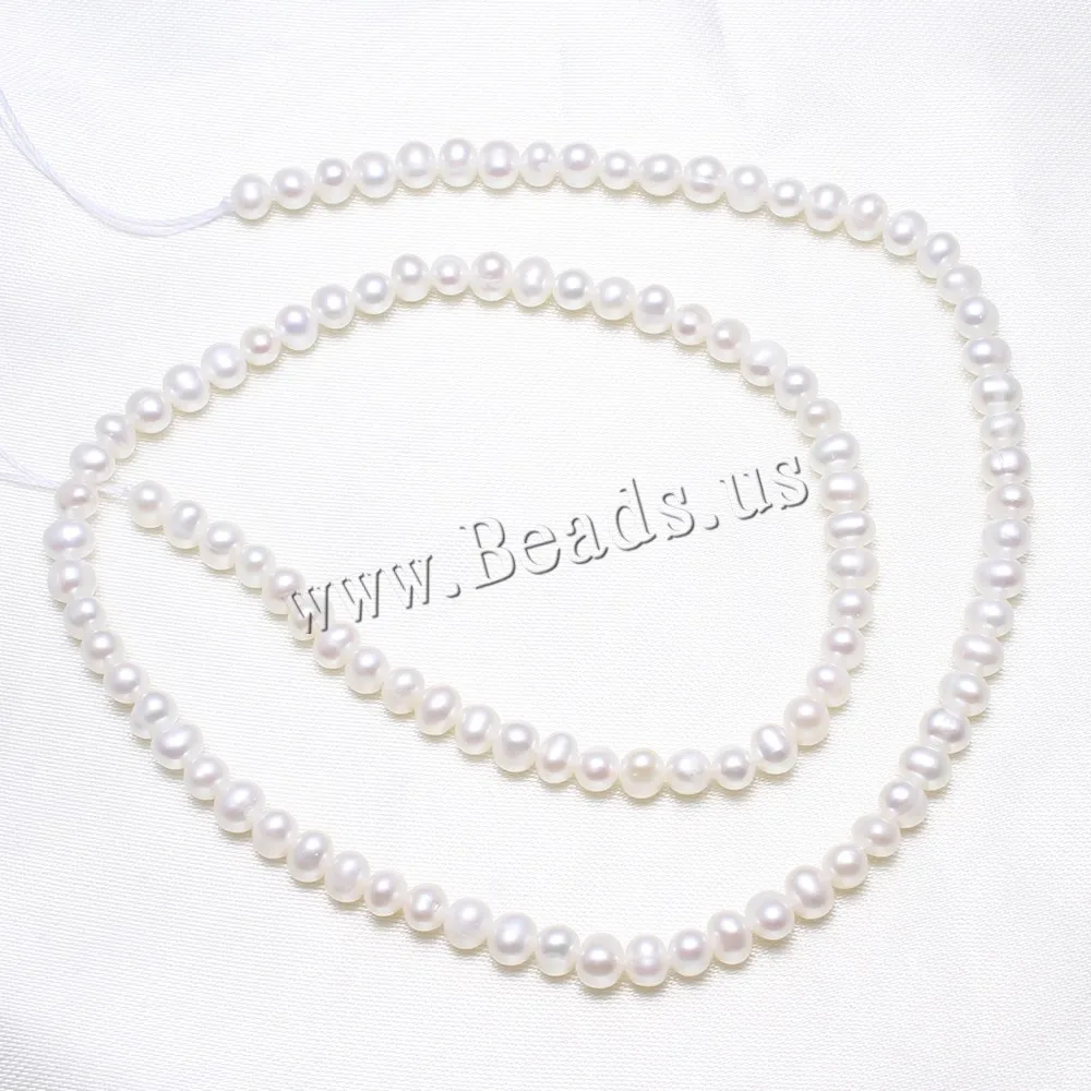 

Cultured Potato Freshwater Pearl Beads Natural White 3.8-4.2mm Approx 0.8mm Sold Per Approx 15.5 Inch Strand