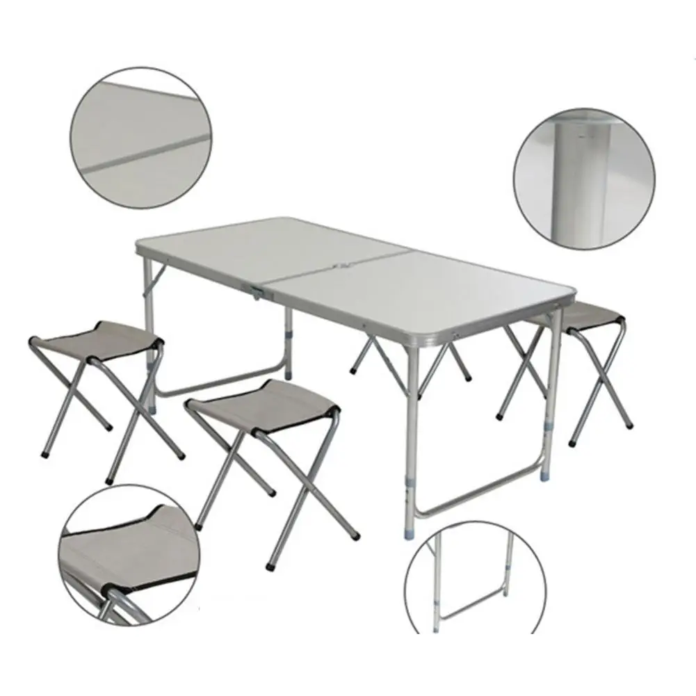 

120 x 60 x 70 4Ft Portable Multipurpose Folding Table White
