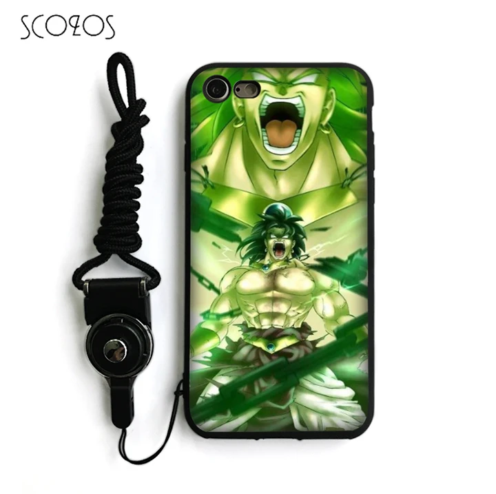 SCOZOS dragon ball Z broly 8 Silicone TPU Phone Case Soft