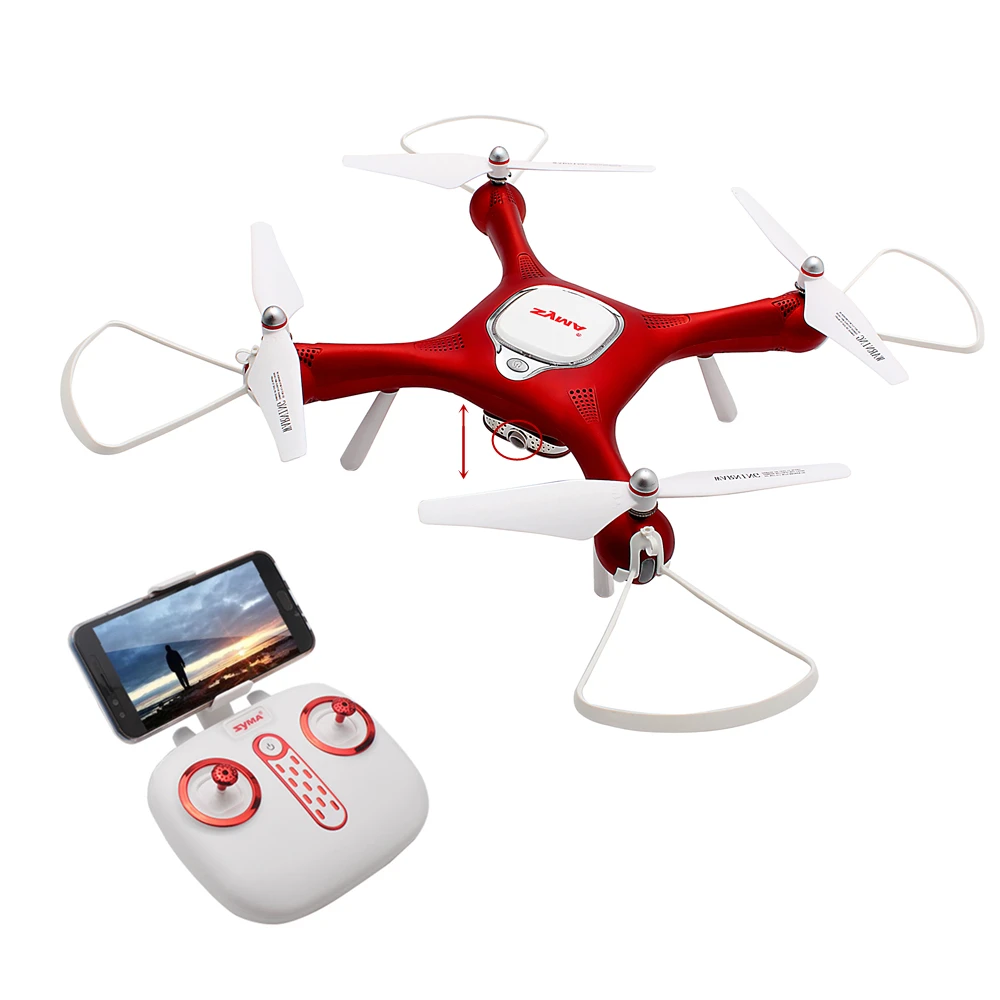 

RC Drone With 720P FPV Wifi Camera Adjustable Camera Optical Flow Localization Quadcopter X25W 2.4GHz 6Axis Gyro RC Helicopter