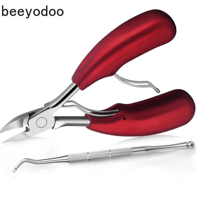 2pcs/set New Red Feet Care Toe Nail Clippers Trimmer Cutters Professional Paronychia Clipper Nippers Chiropody Podiatry Tool | Красота и