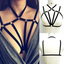 Сексуальный готический стиль жгут для женщин девушек Женская одежда Аксессуары подвязки Прямая