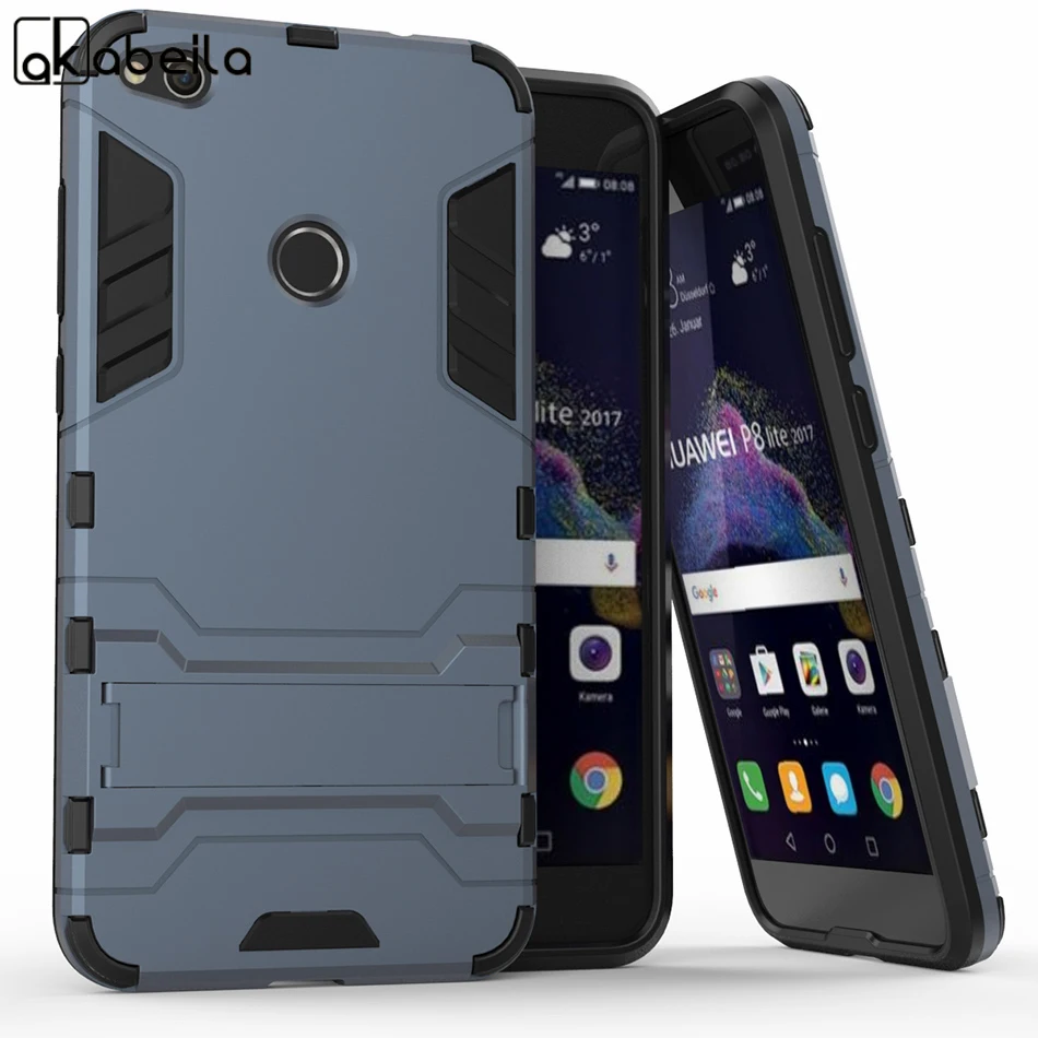 

AKABEILA Phone Cover For Huawei Honor 8 Lite Case For Huawei P8 Lite 2017 Cover P8Lite 2017 Bags Nova Lite Hybrid Honor8 Lite