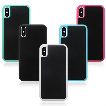 

500pcs Nano Suction Magical Anti Gravity Case For iPhone 11 Pro Max XS XR X 8 7 6 6S Plus Samsung 9 8 S10 E S9 S8 S7 Edge Cover