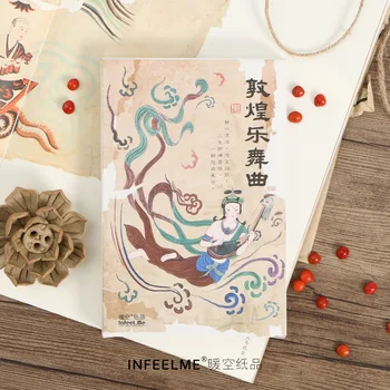 

30 Sheets/Set Dunhuang music dance Postcard/Greeting Card/Message Card/Birthday Letter Envelope Gift Card