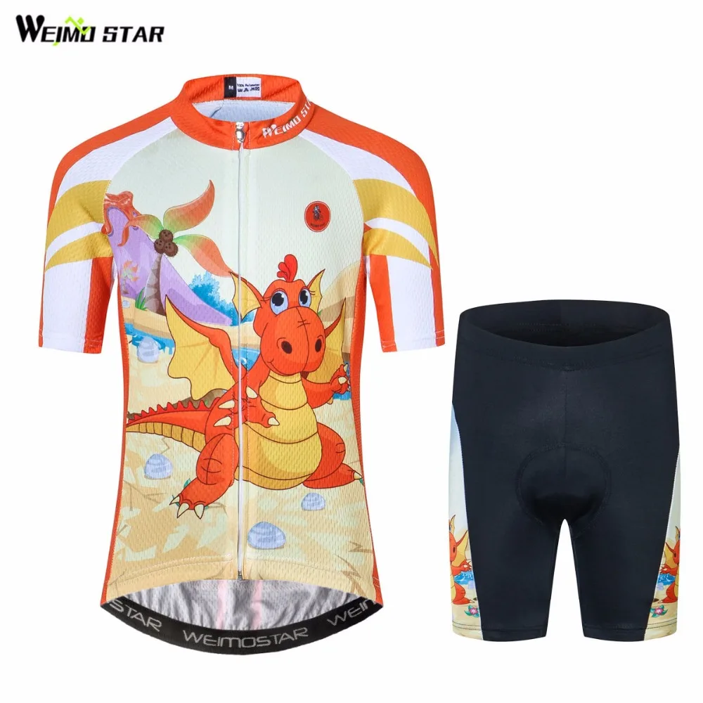 

WEIMOSTAR Cycling Jersey boys summer Bike jersey Clothing mtb racing maillot ropa ciclismo Short Sleeve children sportswear