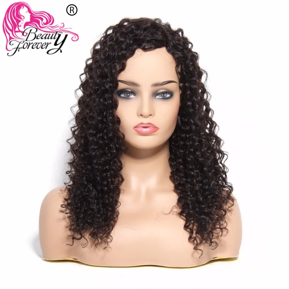 

Beauty Forever 13x4 Malaysian Curly Lace Front Wigs Natural or #4 Color Remy Human Hair 130% Density 14-22 Inch FreeShipping