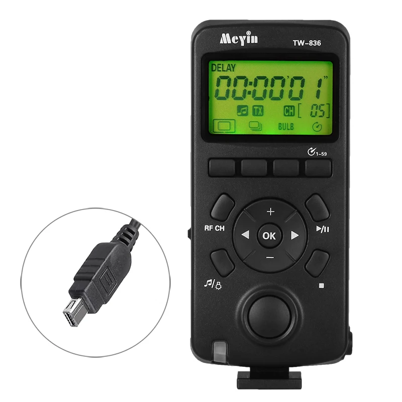 New wired shoot camera Timer Remote Control shutter release cable for