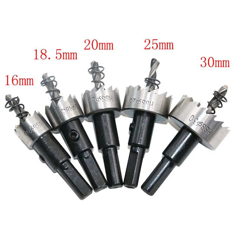 10 Pcs/ set Carbide Tip HSS Drill Bit Hole Saw Stainless Steel Metal Alloy H35