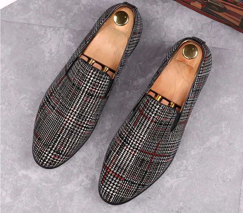 

New style Brand High Quality Men Oxford Leather Dress Loafers Fashion Business Men Shoes Men Dress Pointed Shoes Wedding shoes