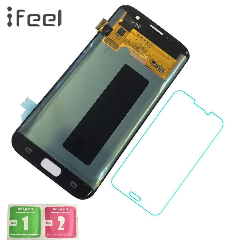 

IFEEL Super AMOLED 5.5'' LCD For SAMSUNG Galaxy S7 Edge G935F G935A G935FD G935P LCD Display Touch Screen Digitizer Assembly