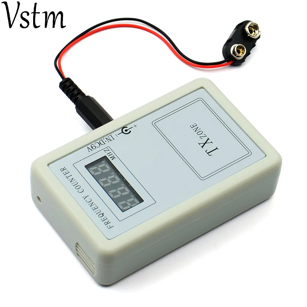 

DC7.5V-10V Remote Control Wireless Frequency Meter Counter for Car Auto Key Remote Control Detector Cymometer Power Supply Cable