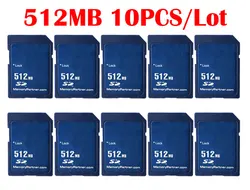 Mini Carte mémoire SD, 256 mo, 512 mo, 1 go, 2 go, 256 mo, 512 mo, 10 pièces/lot, pour vente en gros en chine 