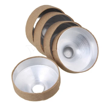 

Yibuy 5 x Alto Saxophone Mute 40mm Height Sax Sound Metal Dampener Practice