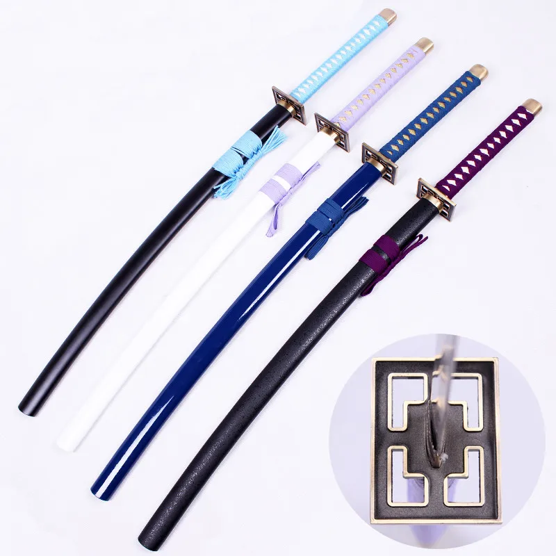 Bleach Anime Cosplay Sword Katana Byakuya Kuchiki Light Blue