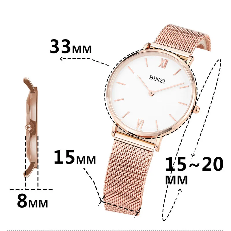 Montre femme 2018 часы с ремешком из нержавеющей стали женские наручные Топ бренд