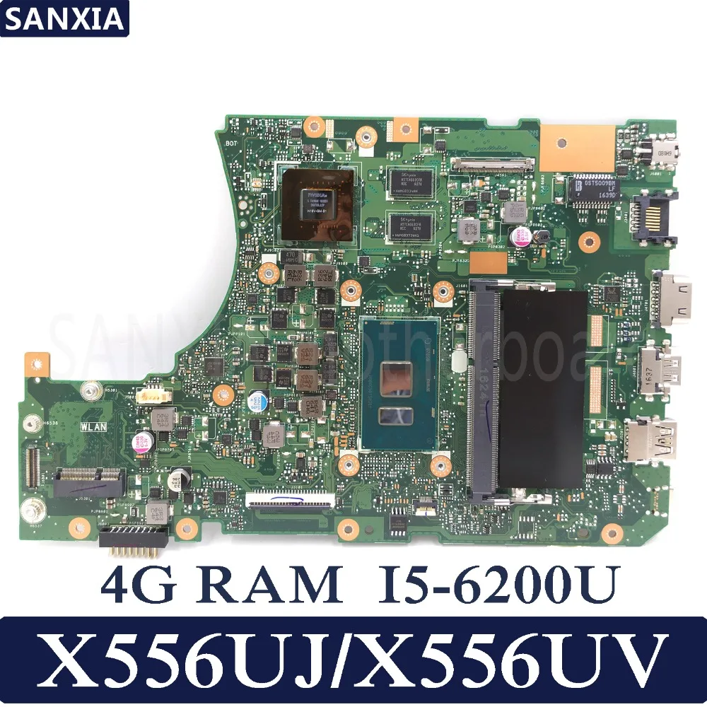 KEFU X556UJ Laptop motherboard for ASUS X556UJ X556UV X556UB X556UR X556UF X556U Test original mainboard 4G