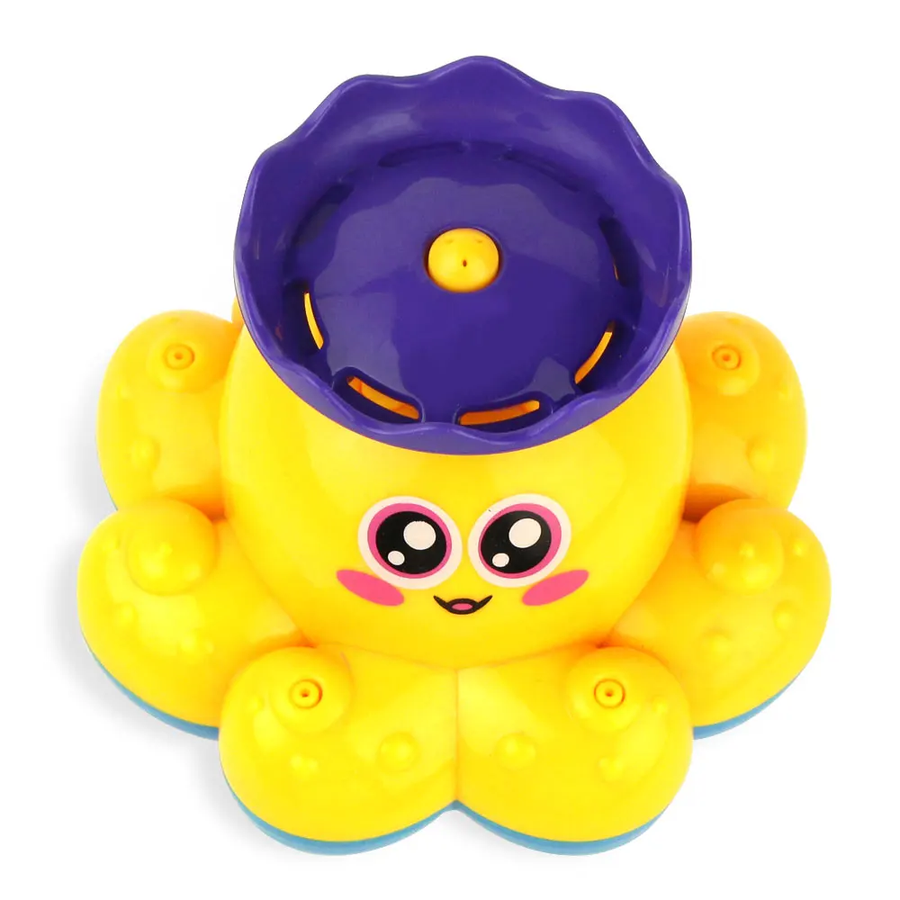2 стиля дети ребенок ванна лодка/форма осьминога Автоматическая игрушки-брызгалки игрушки для вечеринки перед рождением ребенка детский подарок badspeelgoed> - Цвет: Yellow