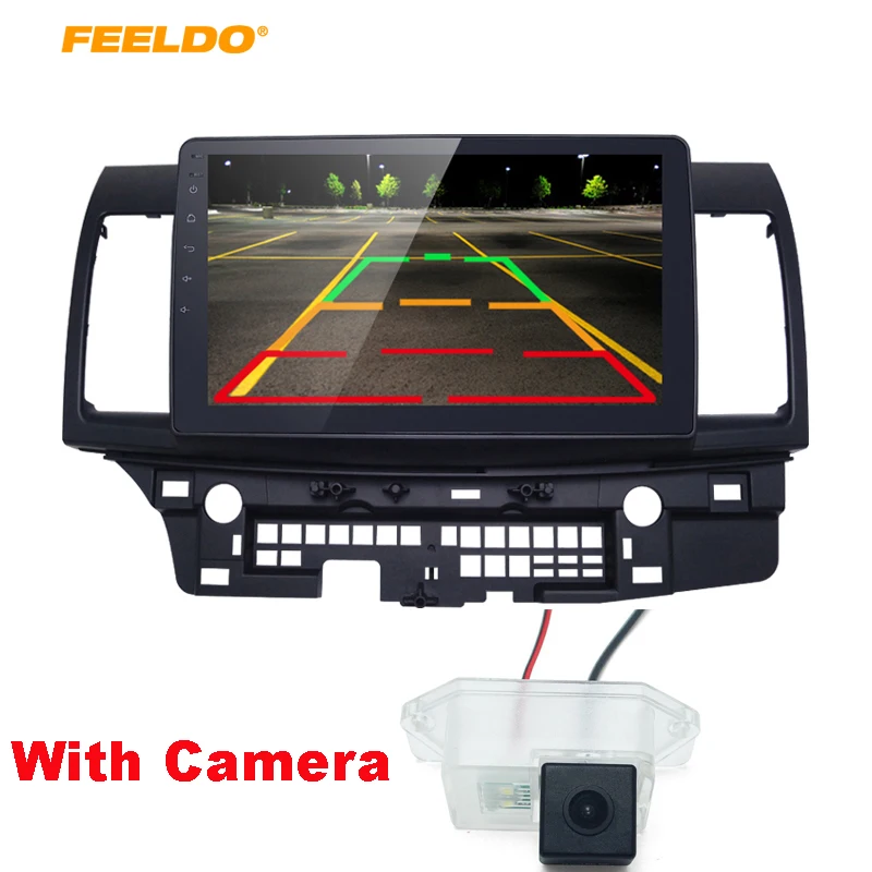 Discount FEELDO 10inch Bigger HD Screen Android 6.0 Quad Core Car Media Player With GPS Navi Radio For  Mitsubishi Lancer EX 0