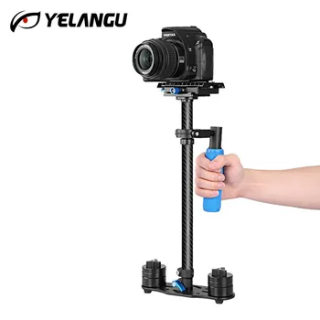 

YELANGU High Strength Carbon Fiber Handheld Video Camera Stabilizer Steadicam 60cm Steadycam for Nikon Canon Sony Panasonic DSLR