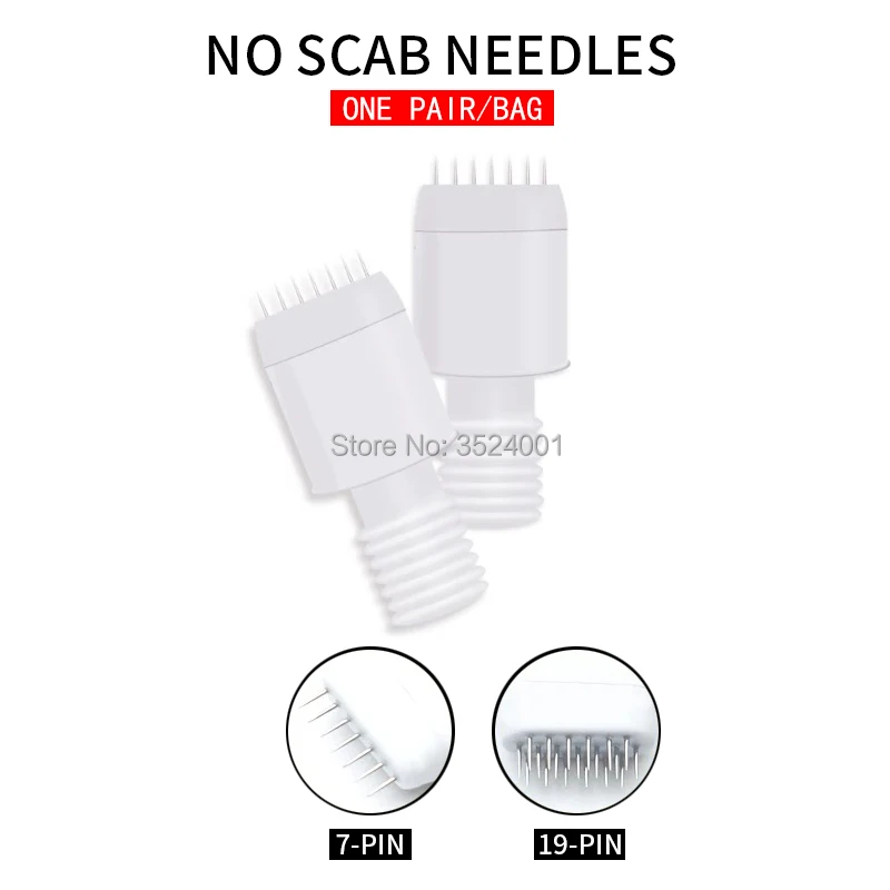 

5 Pair No Scab Needles 19 Pins 7 Pins Blades for Manual Pen Semi Permanent Makeup Fog Microblading Eyebrow Tattoo 3D Embroidery