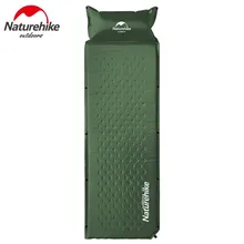 Naturehike Надувной Спальный коврик матрас с подушкой Самонадувающийся спальный коврик складная кровать палатка для кемпинга одиночный коврик