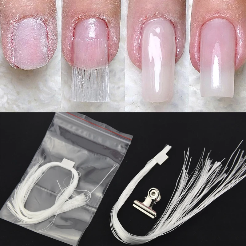 1Pack Professional Fiberglass Nail Extension Nail Silk Wraps Extension