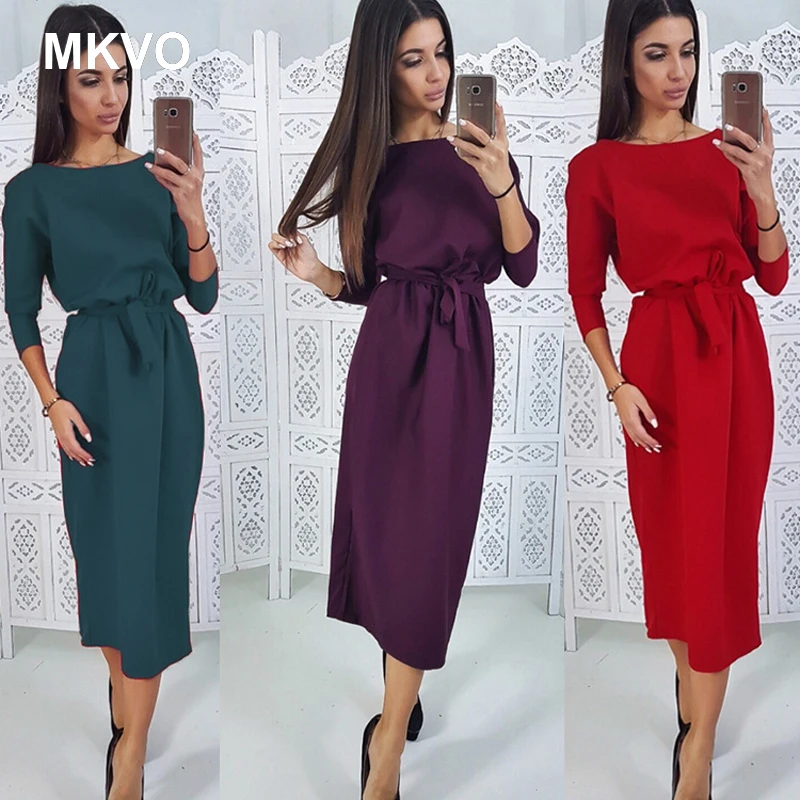 calf length bodycon dress