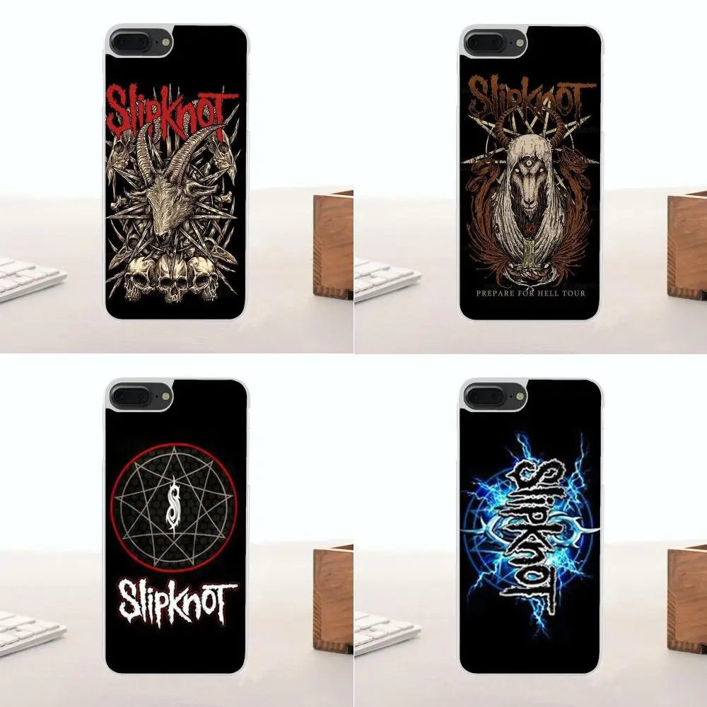 

Bixedx Bands Slipknot For Apple iPhone 4 4S 5 5C SE 6 6S 7 8 Plus X Soft TPU Phone Cover Case Coque