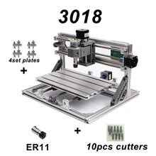 3018 гравировальный станок с ЧПУ CNC3018 withER11 diy гравировальный станок с ЧПУ лазерная гравировка Pcb PVC фрезерный станок деревянный маршрутизатор