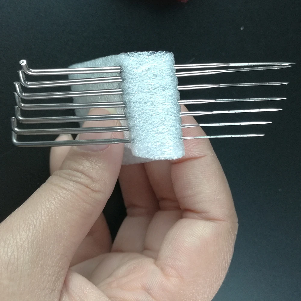 7PCS/Set Needles Iron Handmade Sewing Tool Felting Needles Wool Felt