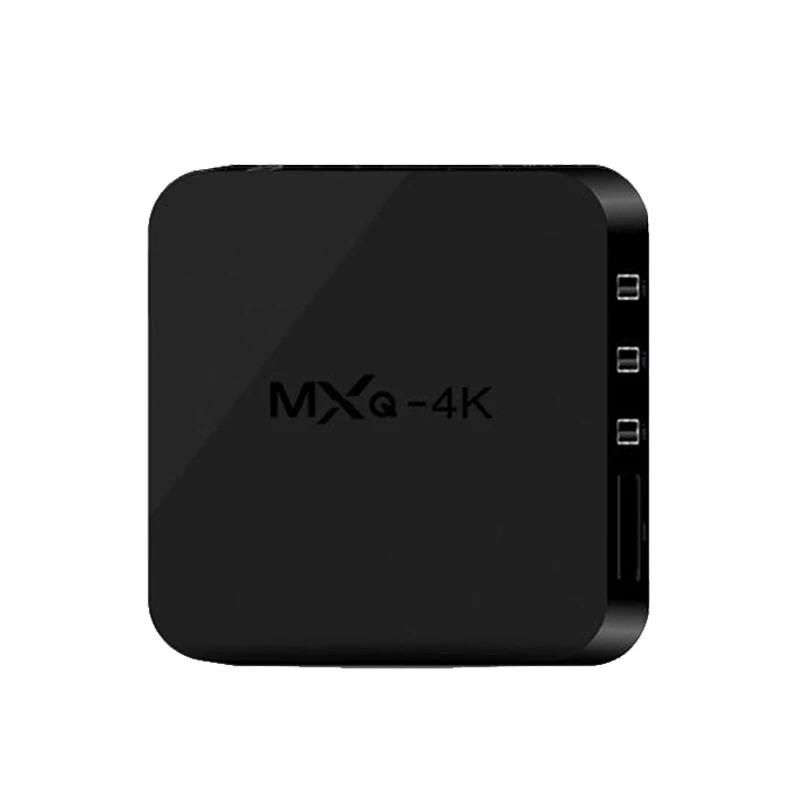 MXQ-4K مربع التلفزيون الذكية الروبوت 7.1 Allwinner H3 رباعية النواة 1 GB 8 GB H. 265 4 k مشغل الوسائط 2.4 Ghz واي فاي 100 M LAN 3D مجموعة أعلى مربع PK R69