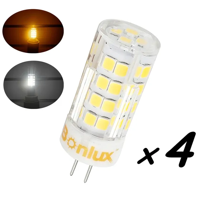 4W LED G4 Bi pin Base Light Bulb 35W G4 Halogen Bulb Replacement 110v/220v G4 Led Bulb Under ...
