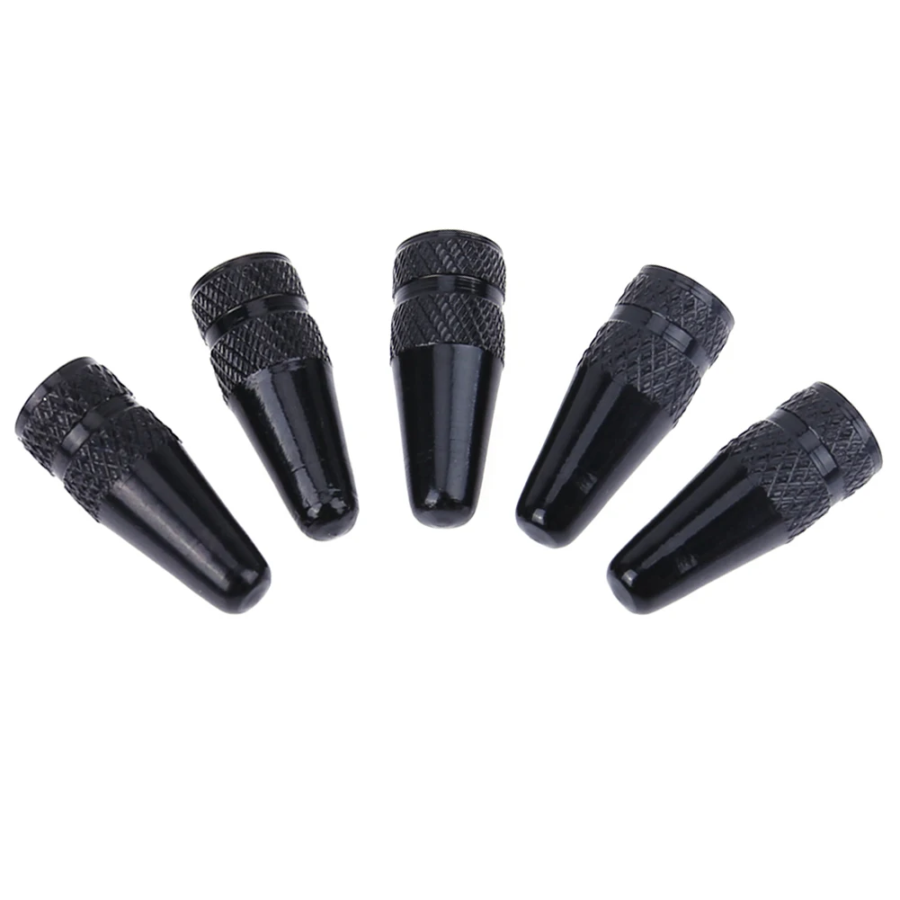 Discount 5Pcs/set Bicycle Presta Aluminium Alloy Pressure Valve Caps Dust Covers for Road Mountain Fixed Gear Bike Valve Stem Caps 20