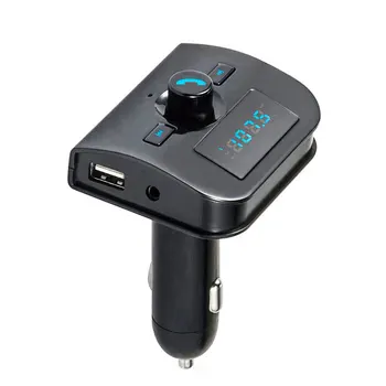 

4-in-1 Bluetooth FM Transmitter + AUX Modulator Car Kit MP3 Player TF USB LCD Car Accessories 3.1A USB Charger Car MP3 Player