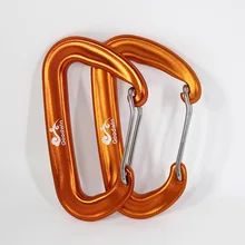 Алюминиевый карабин для гамака брелок для выживания крючок карабина зажим оборудование для кемпинга пряжки для параконда для кемпинга на открытом воздухе