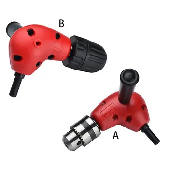 

0.8-10mm/1.0-10mm 90 Degree Round Shank Right Angle Bend Extension Chuck Drill Adapter With 9.5mm 3/8" Shank