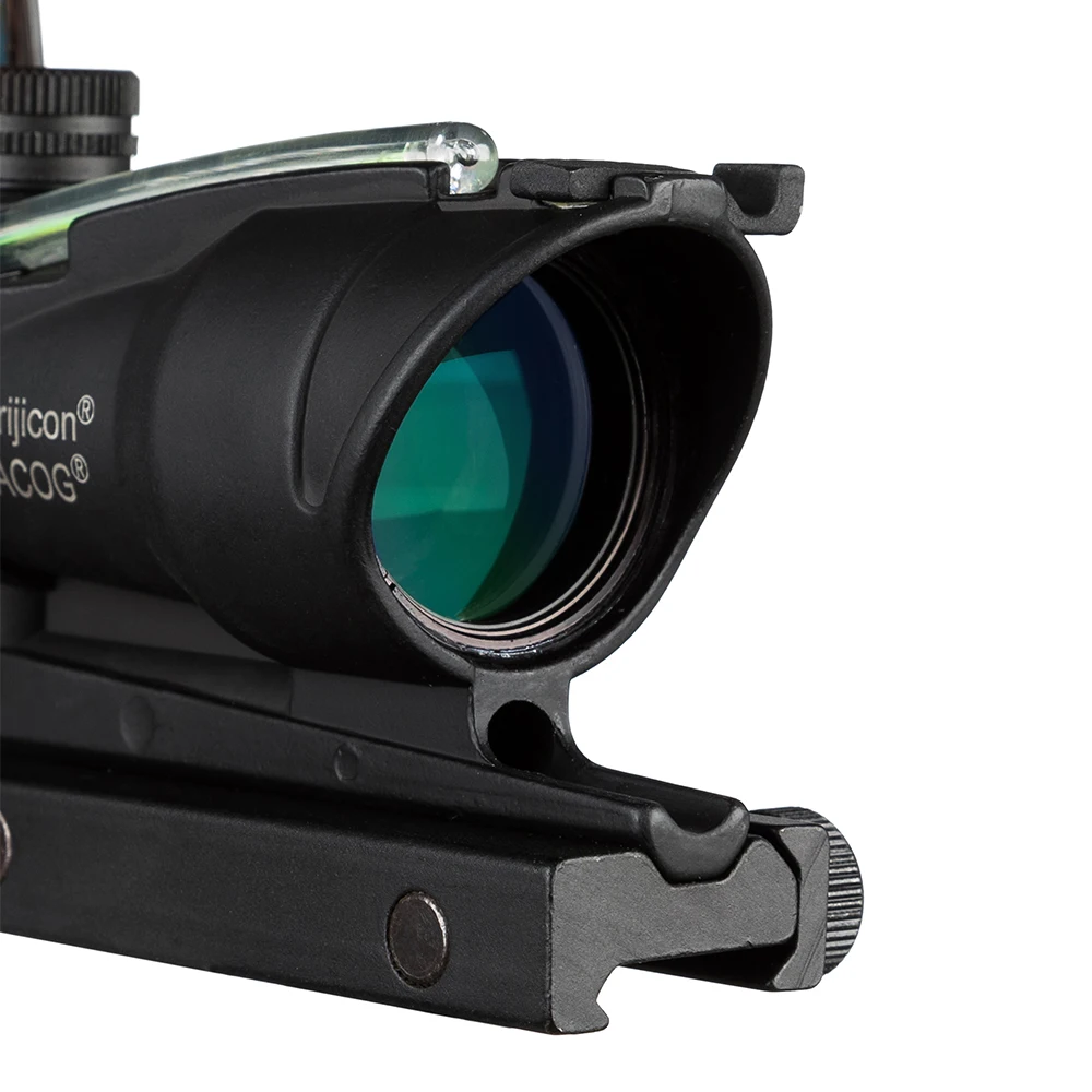 Trijicon Acog 4x32 оптический прицел красный Cahevron сетка волокно зеленый свет оптический прицел с Rmr мини Красный точка зрения